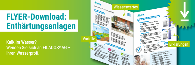 Flyer-Download: Enthärtungsanlagen